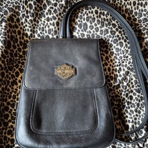 Harley-Davidson Black Crossbody Bag with Logo